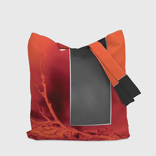 Сумка-шоппер Хмурый кролик / 3D-принт – фото 2