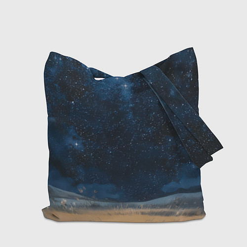 Сумка-шоппер Нло похищает капибару сидящую в позе лотоса / 3D-принт – фото 2