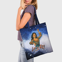 Сумка-шопер Lana Del Rey танцует, цвет: 3D-принт — фото 2