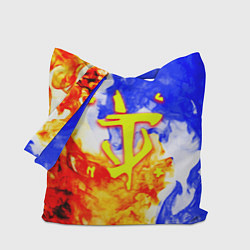 Сумка-шопер Doom битва огня, цвет: 3D-принт