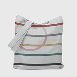 Сумка-шоппер Stripes and circle
