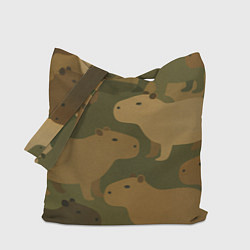 Сумка-шоппер Капибара - камуфляж