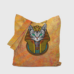 Сумка-шопер Египетская кошка-богиня Баст, цвет: 3D-принт
