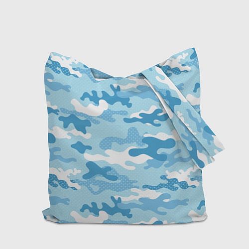 Сумка-шоппер Волк с красными глазами ВМФ / 3D-принт – фото 2