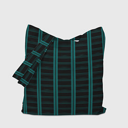Сумка-шоппер Color blue dark stripe