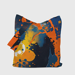 Сумка-шопер Краска на стене, цвет: 3D-принт