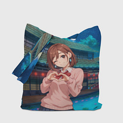 Сумка-шопер Милашка Сиратори Айра Дандадан, цвет: 3D-принт