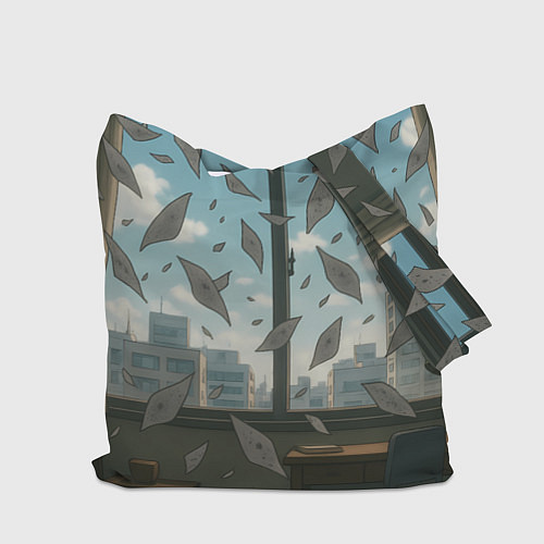 Сумка-шоппер Сиратори Айра смеется - Дандадан / 3D-принт – фото 2