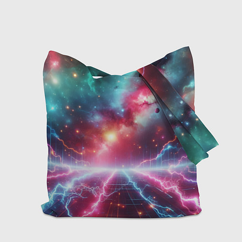 Сумка-шоппер Гитарист Бендер рок группы Футурама / 3D-принт – фото 2