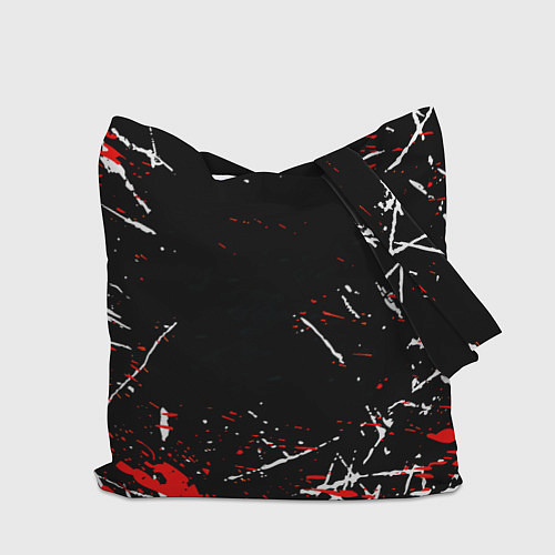 Сумка-шоппер Doom краски штрихи / 3D-принт – фото 2