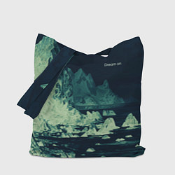 Сумка-шоппер Dream on стилизованный скалистый берег