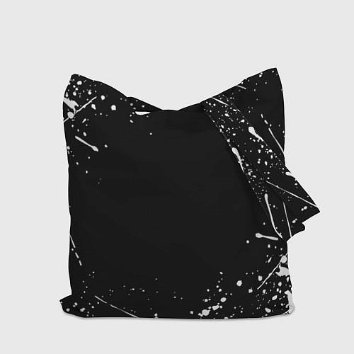 Сумка-шоппер Doom краски белые / 3D-принт – фото 2