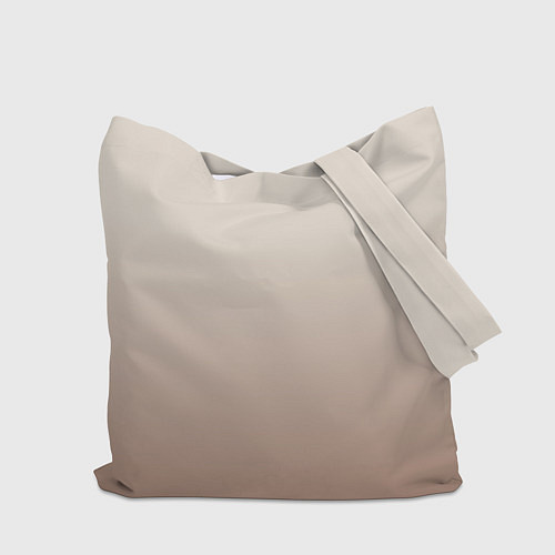 Сумка-шоппер Градиент песочный / 3D-принт – фото 2