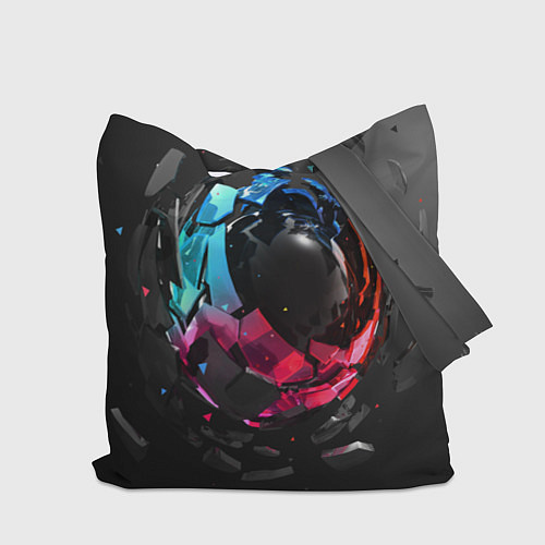 Сумка-шоппер Abstract graphics / 3D-принт – фото 2