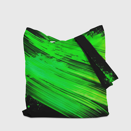 Сумка-шоппер Панда рэпер с микрофоном / 3D-принт – фото 2