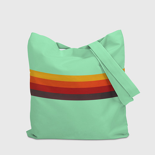 Сумка-шоппер Ретро автобус ЛиАЗ 677 / 3D-принт – фото 2