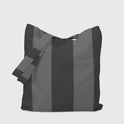 Сумка-шопер Color black and grey, цвет: 3D-принт