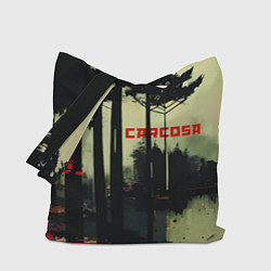 Сумка-шопер Мистический лес Каркозы, цвет: 3D-принт