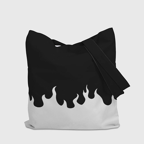 Сумка-шоппер Барселона белый огонь / 3D-принт – фото 2