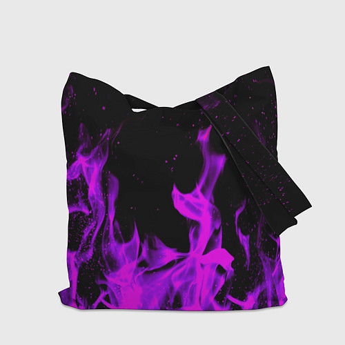 Сумка-шоппер Тоттенхэм неоновый огонь / 3D-принт – фото 2