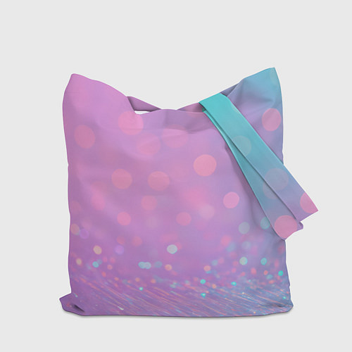 Сумка-шоппер BTS фон нежный боке / 3D-принт – фото 2