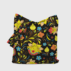 Сумка-шопер Хохлома узор, цвет: 3D-принт
