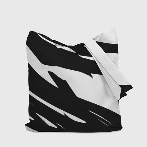 Сумка-шоппер Челси геометрия полсоы / 3D-принт – фото 2