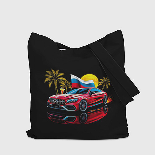 Сумка-шоппер Mercedes amg / 3D-принт – фото 2