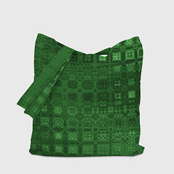 Сумка-шоппер Текстура изумрудное мерцание