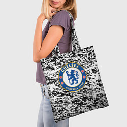 Сумка-шопер Челси штрихи красок, цвет: 3D-принт — фото 2