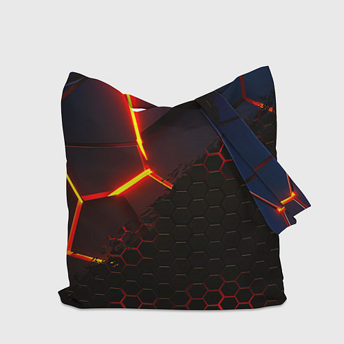 Сумка-шоппер Monster energy броня краски / 3D-принт – фото 2