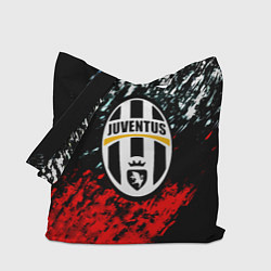 Сумка-шоппер Juventus краски штрихи текстура