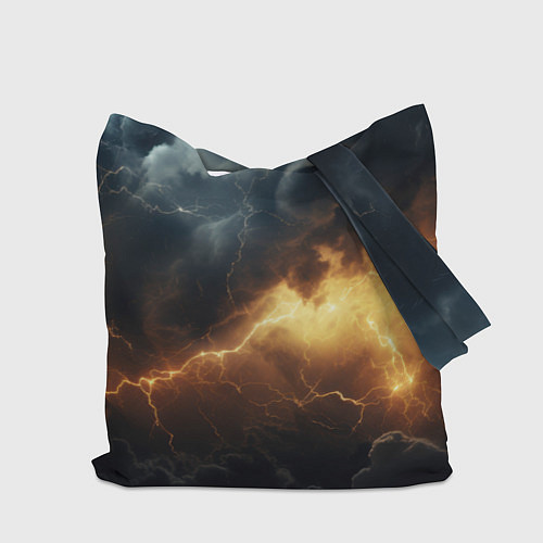 Сумка-шоппер The purrminator кот терминатор / 3D-принт – фото 2