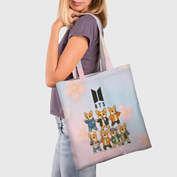 Сумка-шопер Корги BTS, цвет: 3D-принт — фото 2