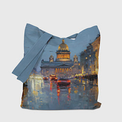 Сумка-шопер Зимний Питер, цвет: 3D-принт