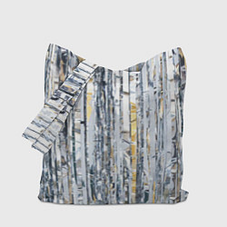 Сумка-шопер Новогодний дождик, цвет: 3D-принт