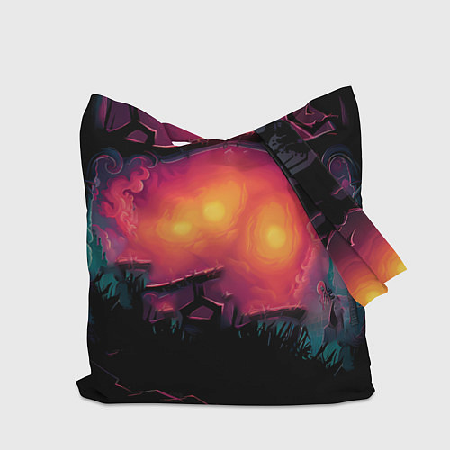 Сумка-шоппер Лошадь рок стиль / 3D-принт – фото 2