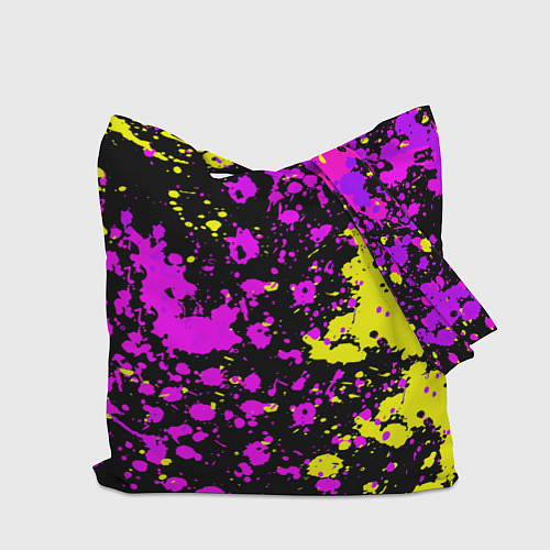 Сумка-шоппер Borussia абстрактные краски текстура / 3D-принт – фото 2