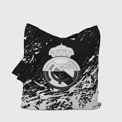 Сумка-шоппер Реал Мадрид краски текстура