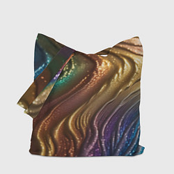 Сумка-шоппер Сморщенные складочки жидкости