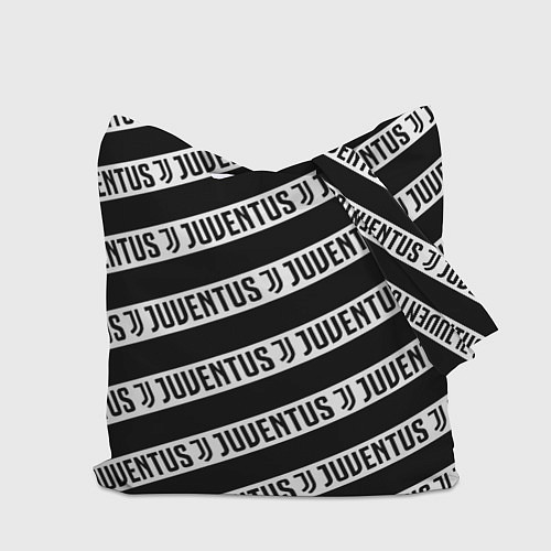 Сумка-шоппер Ювентус полосы линии спорт / 3D-принт – фото 2