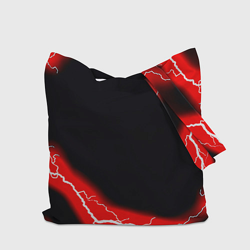 Сумка-шоппер Манчестер Юнайтед шторм молнии / 3D-принт – фото 2