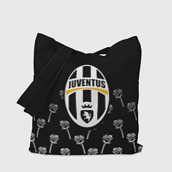 Сумка-шоппер Ювентус белые розы