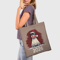 Сумка-шопер Сердитая лошадка 2026, цвет: 3D-принт — фото 2