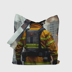 Сумка-шопер Огонь и долг, цвет: 3D-принт