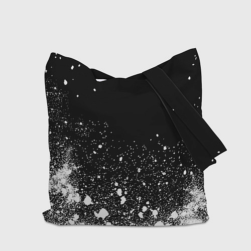 Сумка-шоппер Ювентус всплеск белых красок / 3D-принт – фото 2