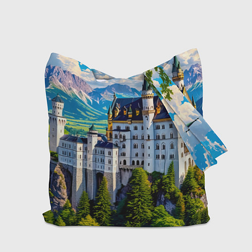Сумка-шоппер Сказочный Нойшванштайн / 3D-принт – фото 2