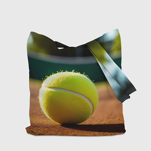 Сумка-шоппер Теннисный мяч на закате / 3D-принт – фото 2