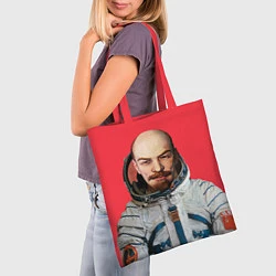 Сумка-шопер Ленин космонавт, цвет: 3D-принт — фото 2