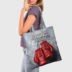 Сумка-шопер Boxing Russia, цвет: 3D-принт — фото 2
